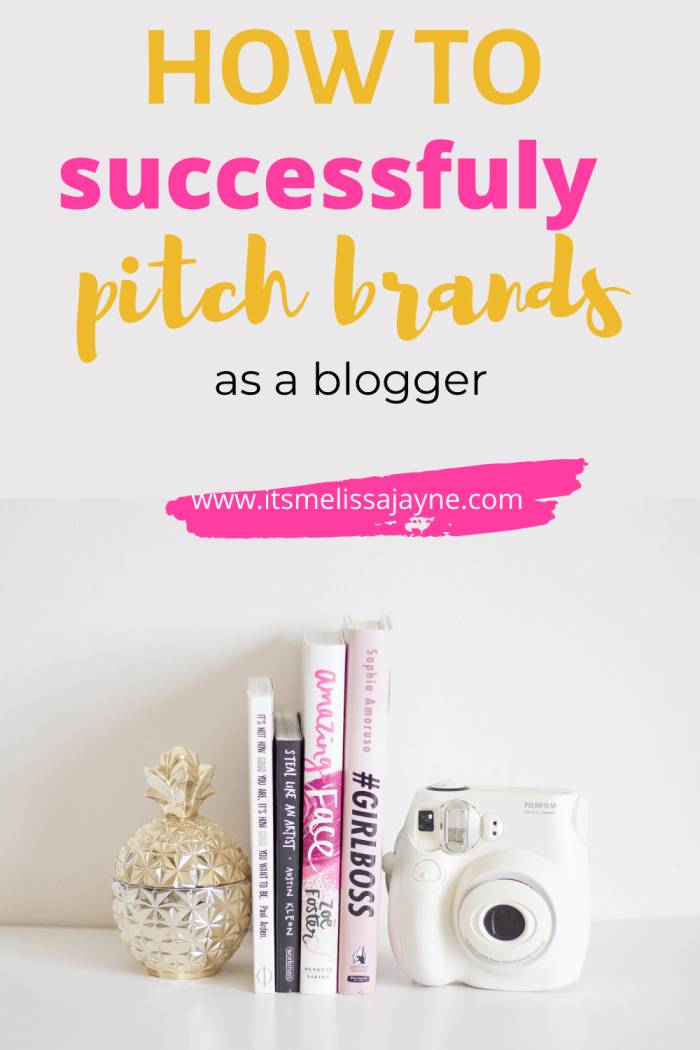 How To Successfully Pitch Brands As A Blogger